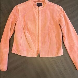 The Limited Peach Leather Jacket